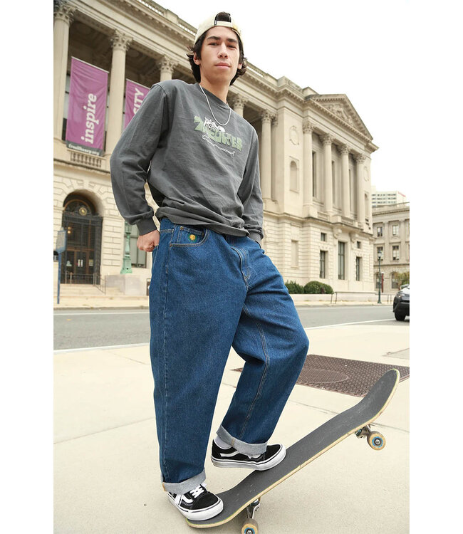 THEORIES Plaza Jeans - Washed Blue