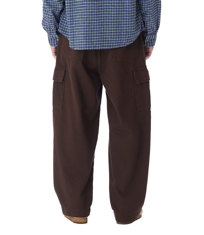OBEY Big Wig Cargo Denim Pant - Java Brown