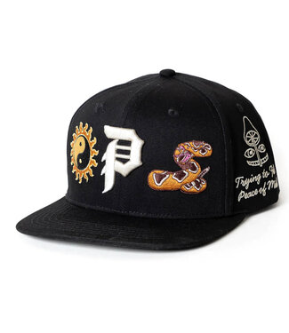 PRIMITIVE Badlands Snapback - Black