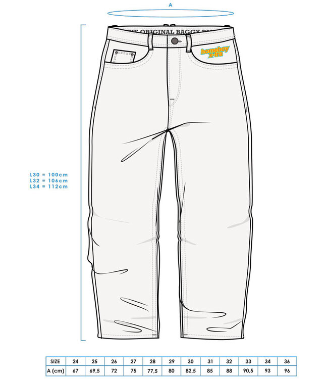 HOMEBOY X-Tra Work Pants Denim - Moon
