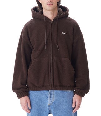 OBEY Gaze Ii Hooded Jacket - Java Brown