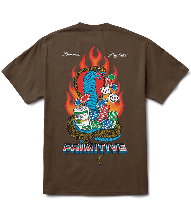 PRIMITIVE Cobra Tee - Brown