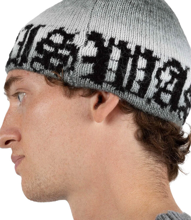 WASTED PARIS Brow Beanie Blur Kingdom - Gradient Black & White