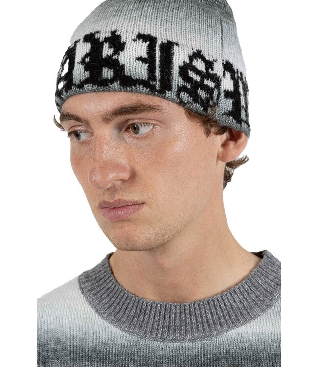 WASTED PARIS Brow Beanie Blur Kingdom - Gradient Black & White