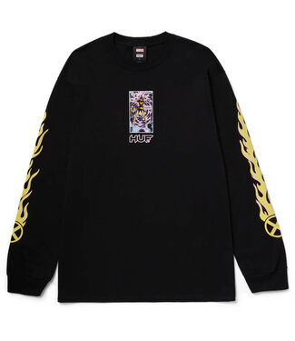 HUF Phoenix Rising L/S T-Shirt - Black