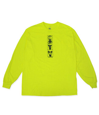 THEORIES Alien Evolution Longsleeve Tee - Safety Green