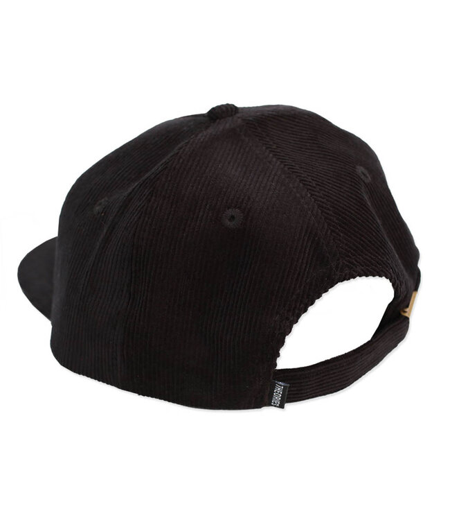 THEORIES Unsolved Corduroy Snapback Hat - Black