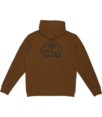 FEELINGS Clouds Hoodie - Brown Toffee