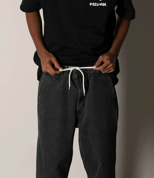 FEELINGS Maker Pants - Black Wash Denim