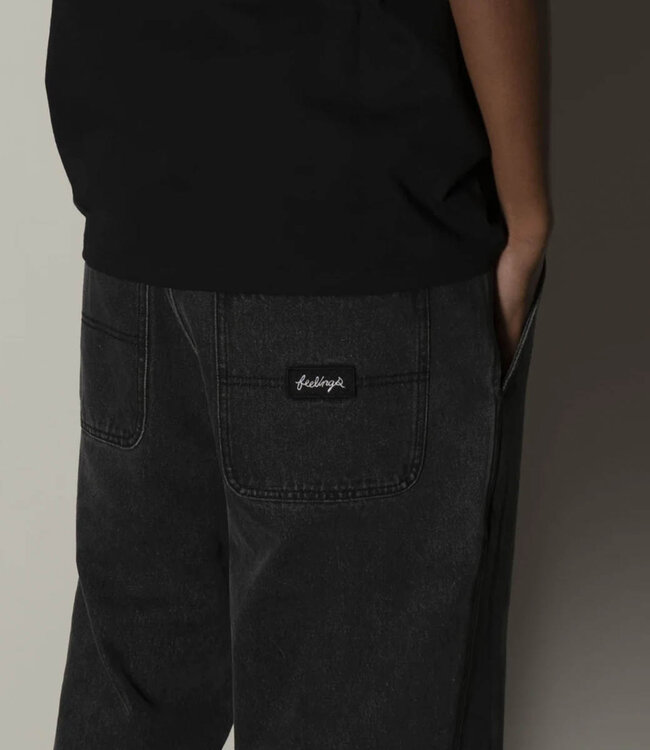 FEELINGS Maker Pants - Black Wash Denim