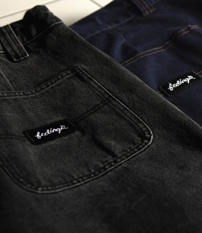 FEELINGS Maker Pants - Black Wash Denim