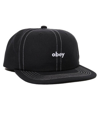 OBEY Mix 6 Panel Classic Snapback - Black
