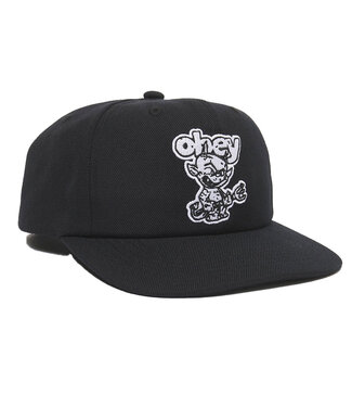 OBEY Devil 6 Panel Classic Snapback - Black