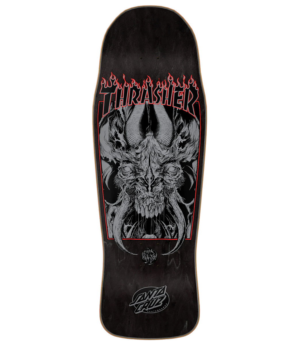 SANTA CRUZ Winkowski Primeval Shaped Deck Black - 10.35