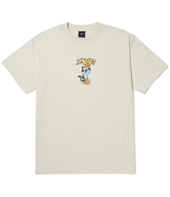 HUF Bad Cat T-Shirt - Bone