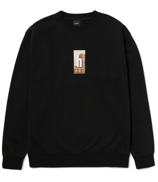 HUF Roads Crewneck - Black