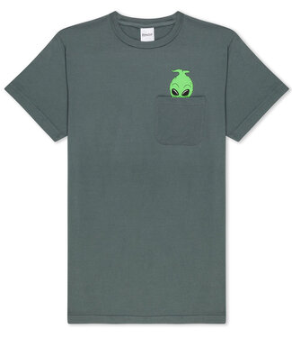 RIPNDIP Bah Humbug Pocket Tee - Charcoal