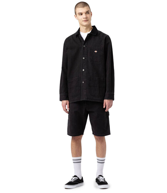 DICKIES Duck Canvas Short - Stone Washed Black