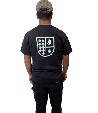 NINE ONE ONE Shield Tee - Black