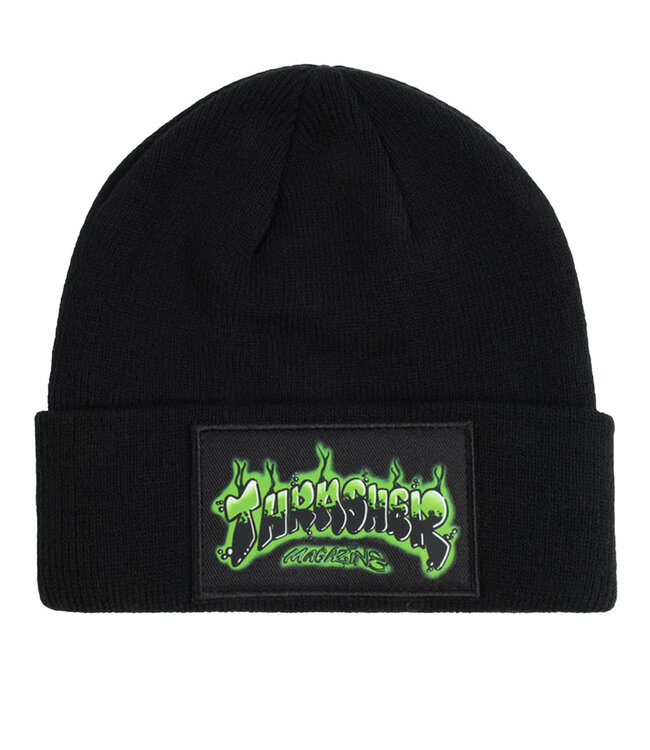 THRASHER Airbrush Patch Beanie - Black