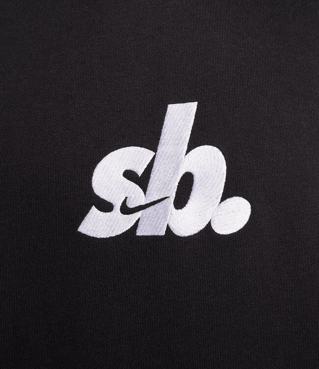 NIKE SB Embroidered "SB" Logo Hoodie - Black/White