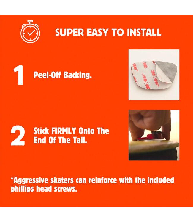 TAIL DEVIL Skateboard Spark Plate