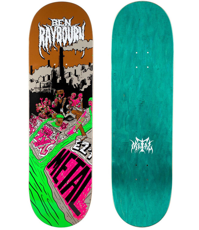 METAL SKATEBOARDS Ben Raybourn Toxic Bank Pro Deck Multi - 9.0