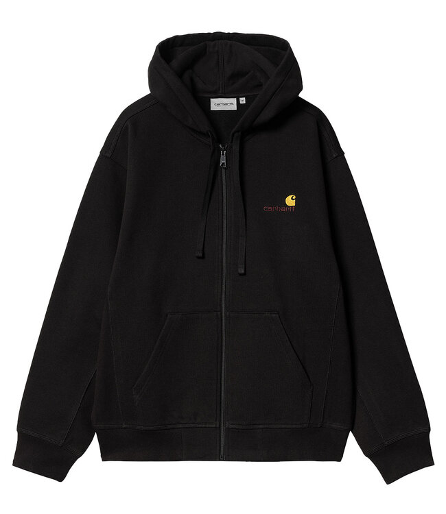 CARHARTT WIP Hooded American Script Jacket - Black