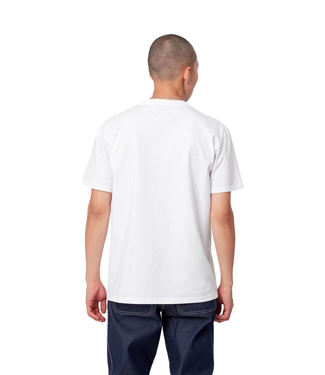 CARHARTT WIP Chase T-Shirt - White/Gold