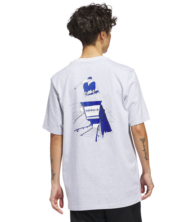 ADIDAS Henry Jones T-Shirt - Light Grey