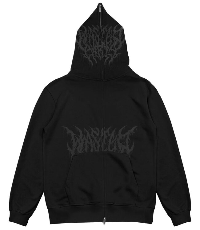 WASTED PARIS Hoodie Full Zip Blitz - Black