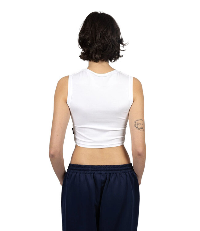 WASTED PARIS Wm Tank Top Reverse Boiler - White