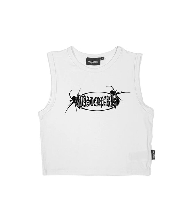 WASTED PARIS Wm Tank Top Reverse Boiler - White