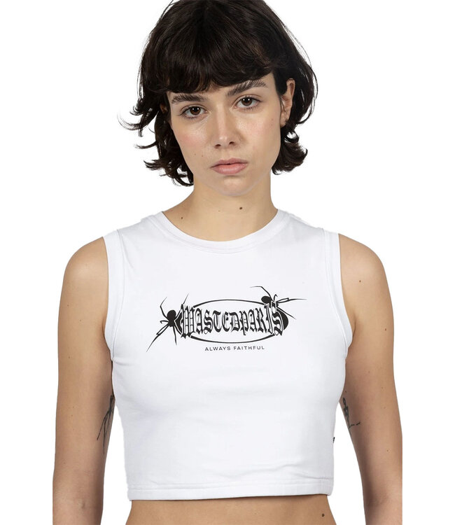 WASTED PARIS Wm Tank Top Reverse Boiler - White