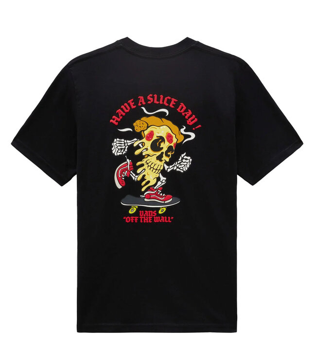 VANS Pizza Skull Kids T-Shirt - Black