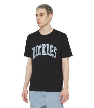 DICKIES Aitkin Tee - Black/Coronet Blue