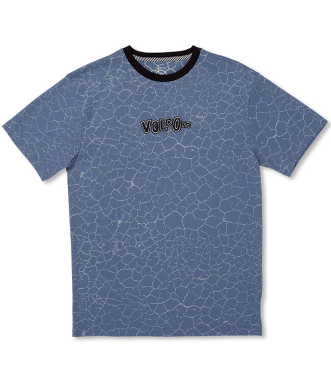 VOLCOM Cracked T-Shirt - Stone Blue