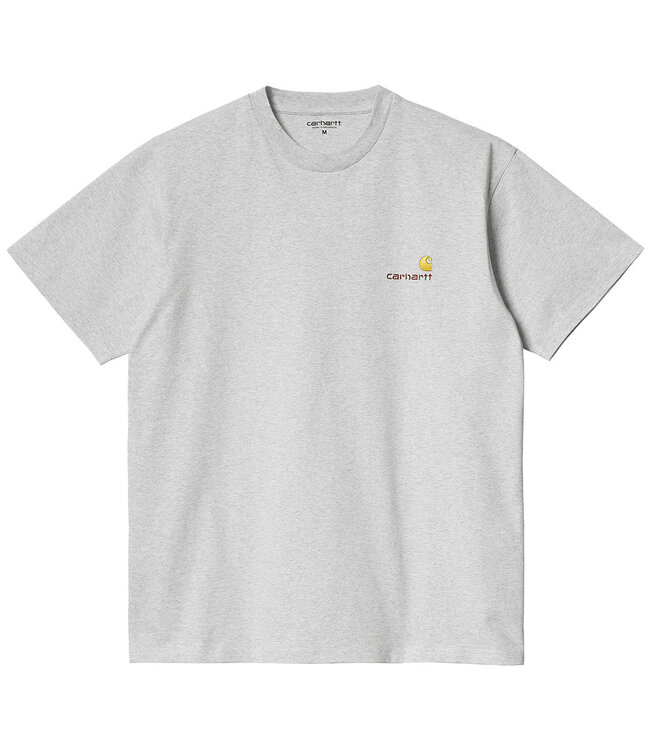 CARHARTT WIP S/S American Script T-Shirt - Ash Heather