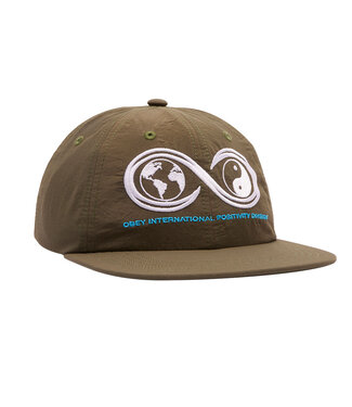 OBEY Posi Division 6 Panel Cap - Moss Green