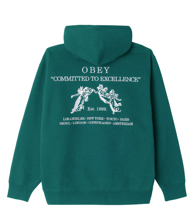 OBEY Excellence Hoodie - Aventurine Green