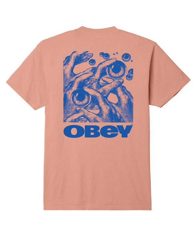 OBEY Obey Eyes In My Head T-Shirt - Pigment Sunset Coral