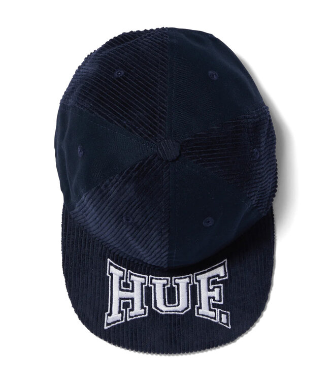 HUF Classic H Pin Wheel 6 Panel Hat - Navy