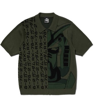 HUF Destroy Gundam Zip Sweater - Green