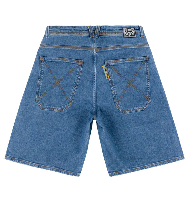 HOMEBOY X-Tra Monster Denim Short - Washed Blue