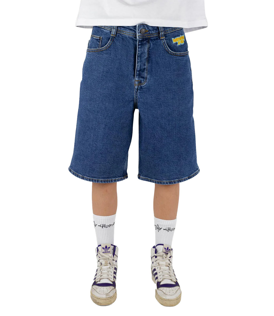 HOMEBOY X-Tra Monster Denim Short - Washed Blue