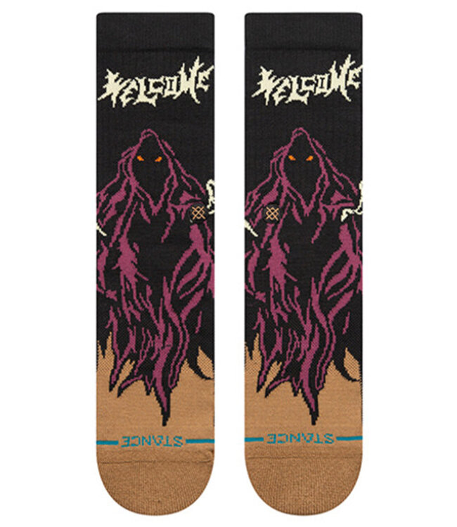 STANCE Welcome Skelly Crew - Black