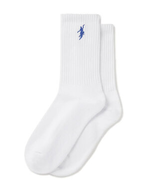 POLAR No Comply Rib Socks - White/Blue