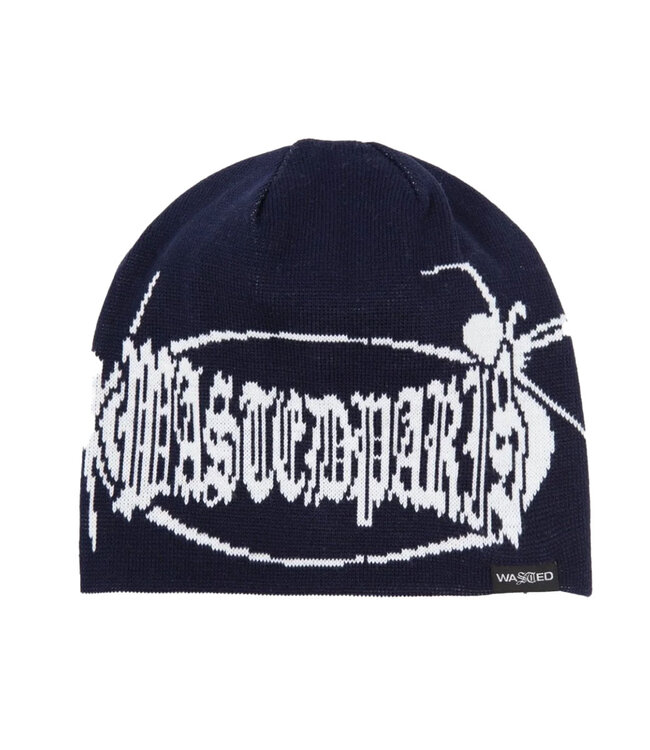 WASTED PARIS Brow Beanie Reverse Boiler - Ultra Blue/White
