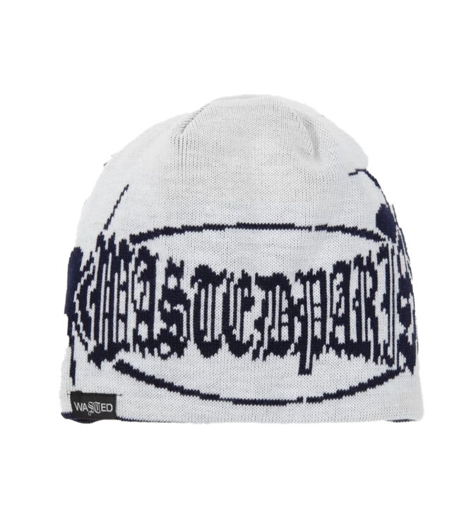 WASTED PARIS Brow Beanie Reverse Boiler - Ultra Blue/White