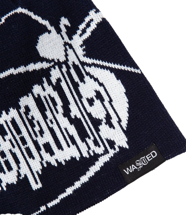 WASTED PARIS Brow Beanie Reverse Boiler - Ultra Blue/White